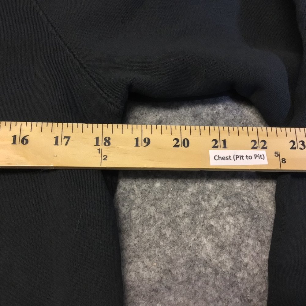 Frank & Oak x Disney Sweatshirt Black Crew Neck Mickey Mouse Embroidered Size M - Picture 6 of 7